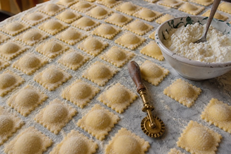 Pasta Class in an Art Gallery
